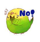 もふもふインコちゃん（個別スタンプ：10）