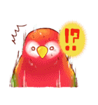 もふもふインコちゃん（個別スタンプ：27）