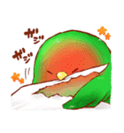 もふもふインコちゃん（個別スタンプ：37）