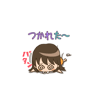 日常会話スタンプ 女の子キャラ編（個別スタンプ：7）