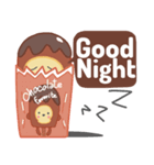 ChocoMonkey＆StrawBeary（個別スタンプ：37）