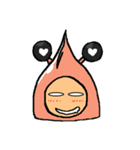 Orenja ＆ Big head prawn（個別スタンプ：25）