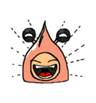 Orenja ＆ Big head prawn（個別スタンプ：35）