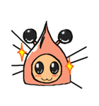 Orenja ＆ Big head prawn（個別スタンプ：38）