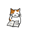 茶ぶちねこ（個別スタンプ：27）