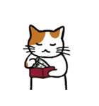 茶ぶちねこ（個別スタンプ：32）