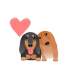 ダックスフンド・レッド（犬シリーズ）（個別スタンプ：6）