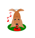 ダックスフンド・レッド（犬シリーズ）（個別スタンプ：10）