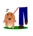 ダックスフンド・レッド（犬シリーズ）（個別スタンプ：19）