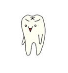 歯文字キャラクター(その1)（個別スタンプ：2）