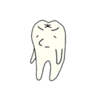 歯文字キャラクター(その1)（個別スタンプ：3）