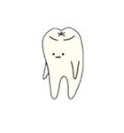 歯文字キャラクター(その1)（個別スタンプ：7）
