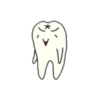 歯文字キャラクター(その1)（個別スタンプ：8）