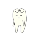 歯文字キャラクター(その1)（個別スタンプ：9）