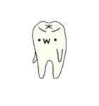 歯文字キャラクター(その1)（個別スタンプ：18）
