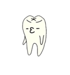 歯文字キャラクター(その1)（個別スタンプ：28）