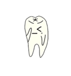 歯文字キャラクター(その1)（個別スタンプ：32）