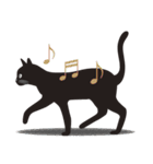 黒猫のルル（個別スタンプ：4）