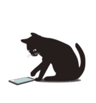 黒猫のルル（個別スタンプ：8）