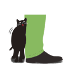 黒猫のルル（個別スタンプ：9）
