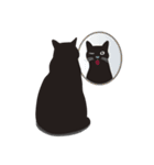 黒猫のルル（個別スタンプ：18）