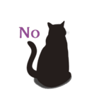 黒猫のルル（個別スタンプ：34）