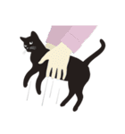 黒猫のルル（個別スタンプ：37）