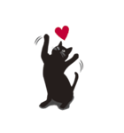 黒猫のルル（個別スタンプ：38）