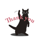 黒猫のルル（個別スタンプ：39）
