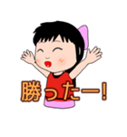 のんちゃん ポニーテール（文字あり）（個別スタンプ：28）