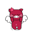 Happy ＆ Happy girl（個別スタンプ：17）