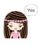 女の子のファッション（個別スタンプ：13）