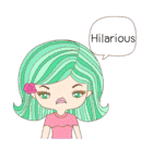 女の子のファッション（個別スタンプ：23）