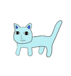 ニンゲン猫（個別スタンプ：1）