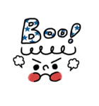 手書き♪顔文字スタンプ（個別スタンプ：7）