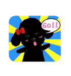 Black poodle and its friends（個別スタンプ：29）