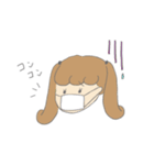女の子と子犬（個別スタンプ：30）