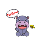 Jumbo - the big ＆ cute hippo -（個別スタンプ：1）