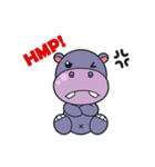 Jumbo - the big ＆ cute hippo -（個別スタンプ：3）