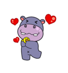 Jumbo - the big ＆ cute hippo -（個別スタンプ：7）