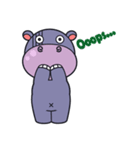 Jumbo - the big ＆ cute hippo -（個別スタンプ：8）