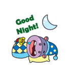 Jumbo - the big ＆ cute hippo -（個別スタンプ：14）