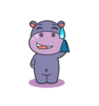 Jumbo - the big ＆ cute hippo -（個別スタンプ：27）