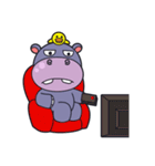 Jumbo - the big ＆ cute hippo -（個別スタンプ：32）