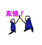 がんばれ消防団員 (操法大会version)（個別スタンプ：34）