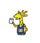 マラソンなキリン（個別スタンプ：24）