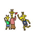 マラソンなキリン（個別スタンプ：34）