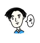 ゆるい男性（個別スタンプ：1）