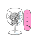 グラにゃん（グラスにゃんこ）（個別スタンプ：34）
