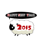 2015年羊の年賀状（個別スタンプ：33）